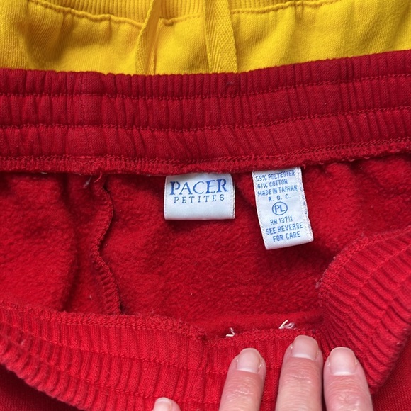 Pacer Petite sweat pants set of three yellow, red and pink. Size PL - Picture 4 of 7